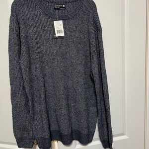 Kohl's Men's Charcoal Crewneck Sweater Retrofit Brand Mfg. XXL Mens NWT